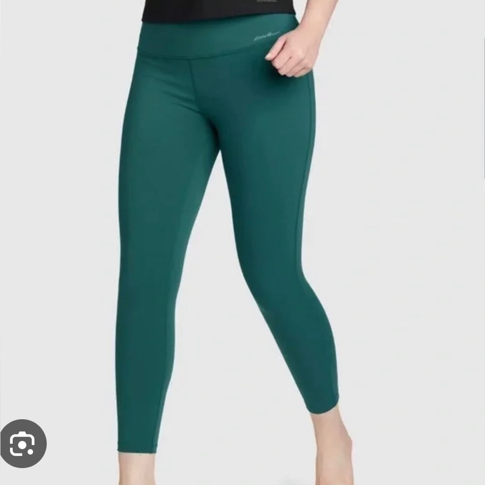 Eddie Bauer Asir Hi Rise Capri Cropped Leggings